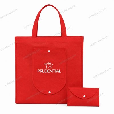 Túi vải không dệt dạng ví gấp