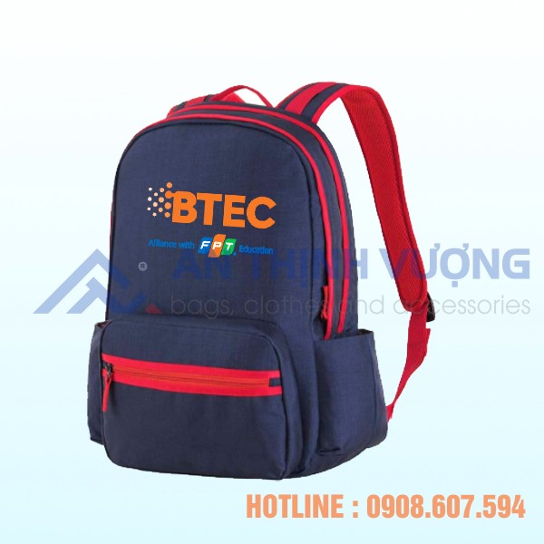 May balo theo yêu cầu các trường học