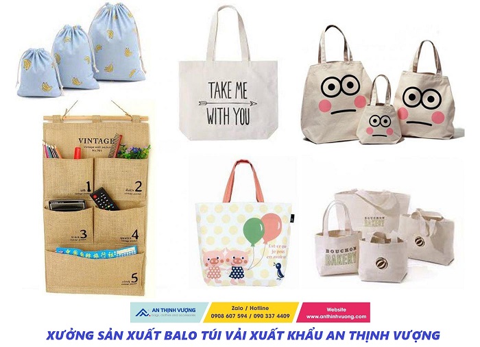 Túi vải bố vải canvas xuất khẩu