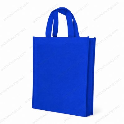 Túi vải không dệt màu xanh dương – hàng có sẵn