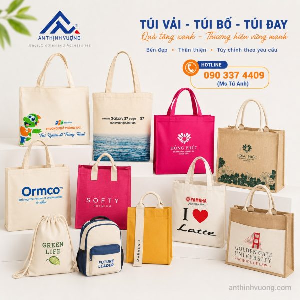 #1 Túi vải bố xuất khẩu đi Mỹ