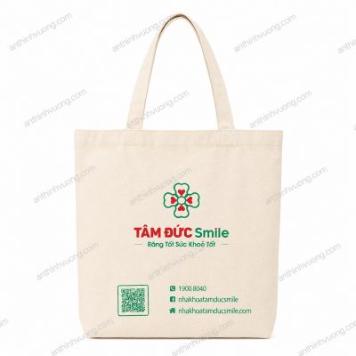 Túi vải bố Nha Khoa Tâm Đức