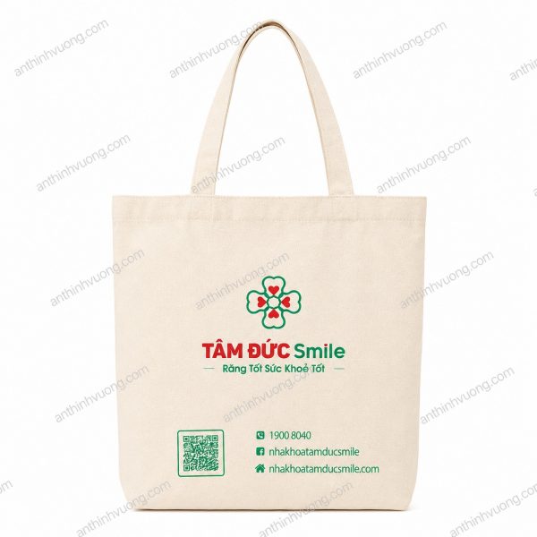 Túi vải bố Nha Khoa Tâm Đức